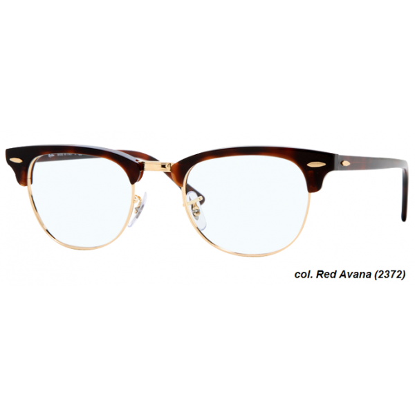 ray-ban clubmaster rb 5154 red havana