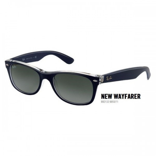 New Wayfarer rb 2132 kol. 6053/71 rozm. 55/18 - okulary przeciwsłoneczne