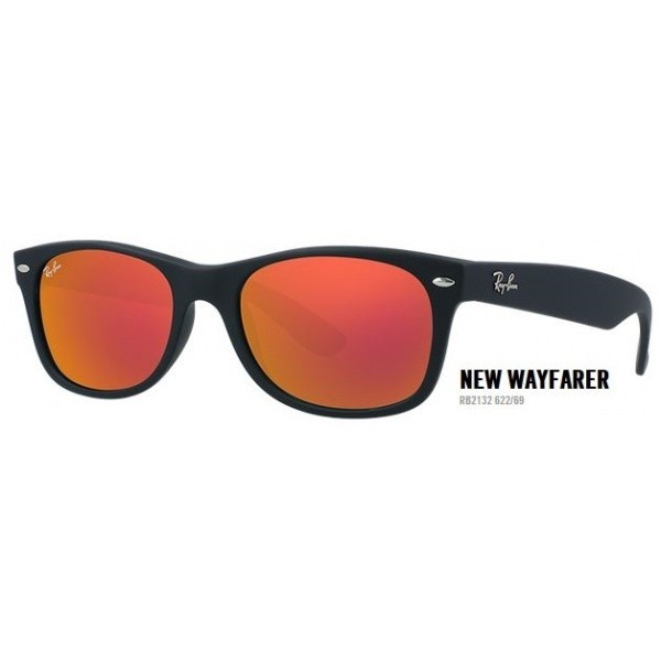New Wayfarer rb 2132 kol. 622/69 rozm. 55/18 - okulary przeciwsłoneczne