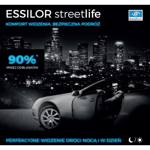 Szkła dla kierowców - Essilor Streetlife