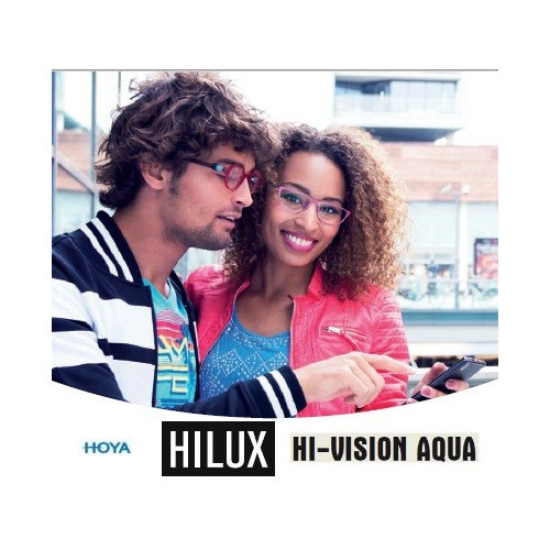 Cienkie szkła korekcyjne Hilux 1.60 Hi-Vision Aqua - recepturowe
