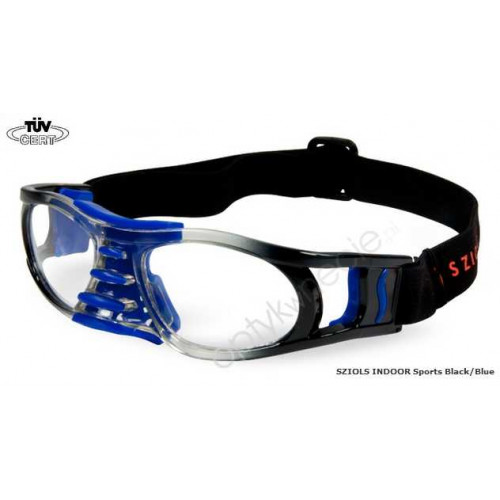 Sziols Indoor Sports Black/Blue rozmiar M - sportowe okulary ochronne