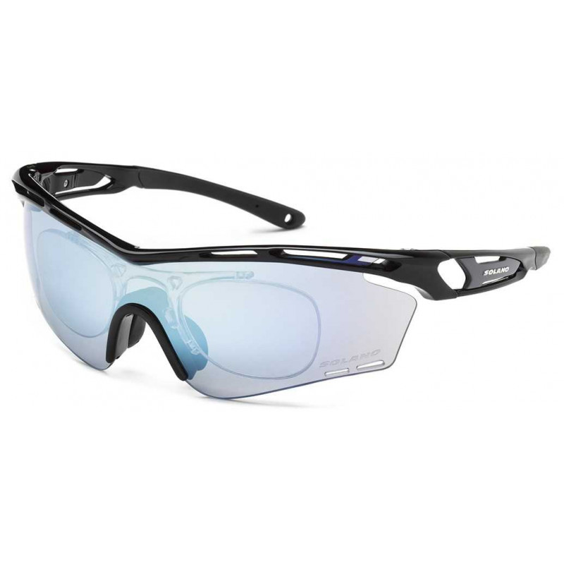 okulary sportowe korekcyjne Solano sp 60018 A czarne z szarym