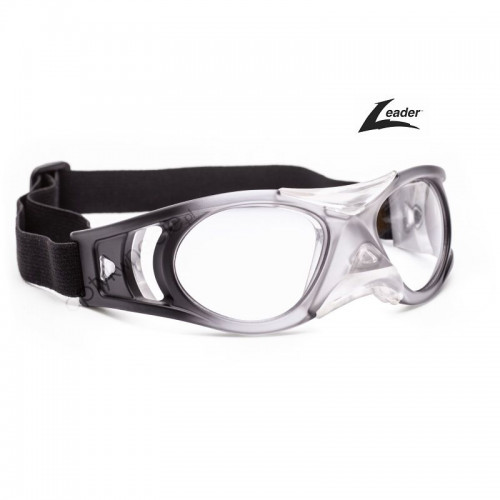 okulary sportowe Leader Bounce w rozmiarze L dla dorosłych kolor Transparentny czarny