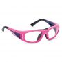 okulary sportowe korekcyjne Leader c2 dla dzieci neonki różowe