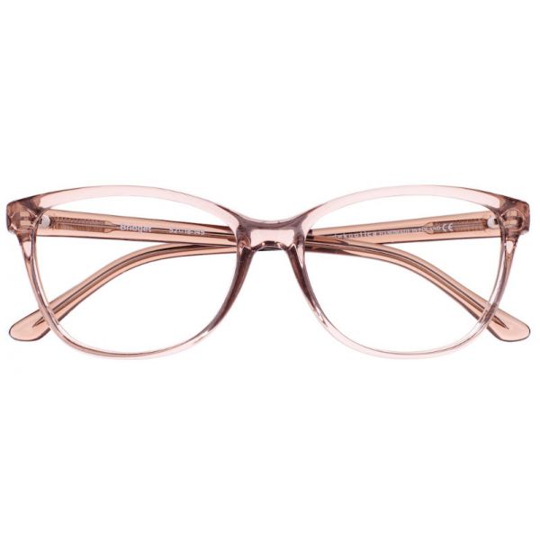 oprawki okulary korekcyjne Bridget Dekoptica cieliste transparentne
