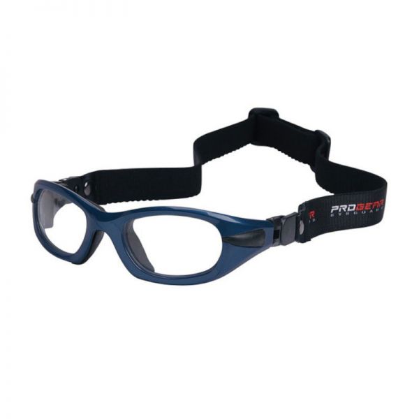 ProGear Eyeguard rozmiar S - okulary sportowe z gumką - niebieski metalik