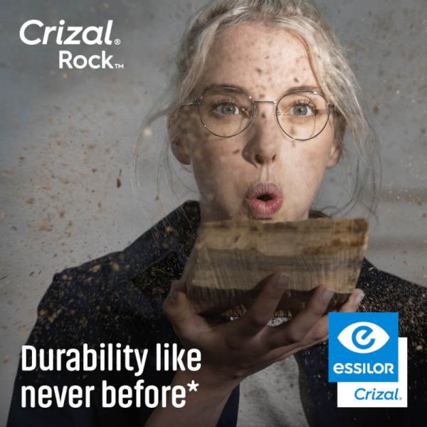 Ormix Crizal Rock cienkie szkła z antyrefleksem