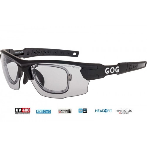 Okulary sportowe fotochromowe GOG Steno T E543-1R z wkładką korekcyjną