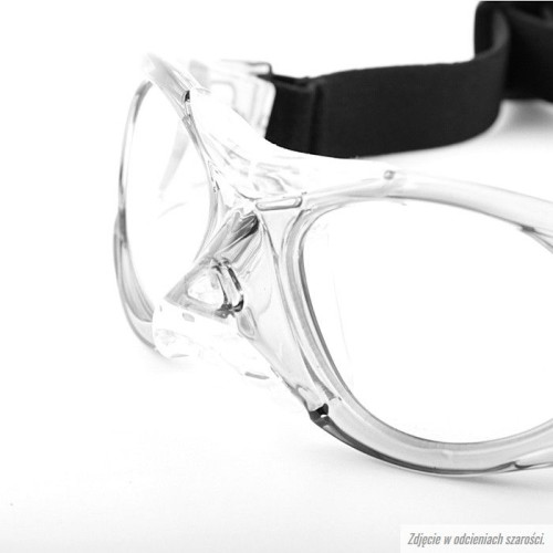 Leader Bounce rozm. L Transparentne - okulary sportowe ochronne dla dorosłych