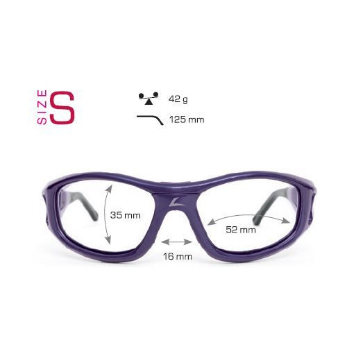 wymiary okularów Leader c2 w rozmiarze S