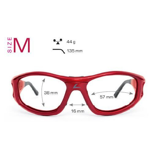 wymiary okularów leader c2 rozmiar M