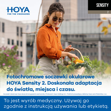 relaksacyjne szkła fotochromowe Hoya Sync III Sensity 2